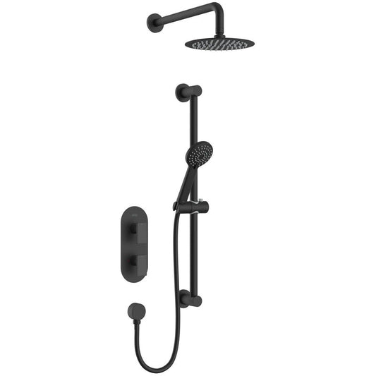 Bristan Frammento Concealed Dual Control Shower Pack Black