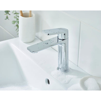 Bristan Frammento Eco Start Basin Mixer with Clicker Waste Chrome