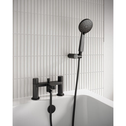 Bristan Frammento Bath Shower Mixer Tap Black