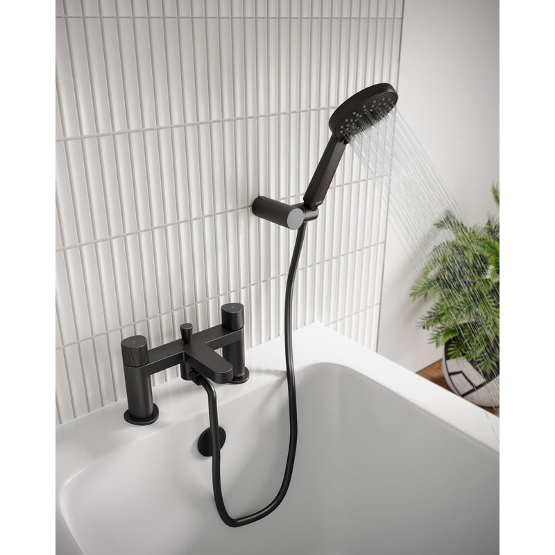 Bristan Frammento Bath Shower Mixer Tap Black
