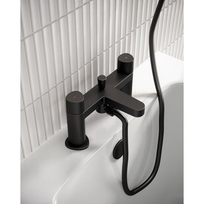 Bristan Frammento Bath Shower Mixer Tap Black