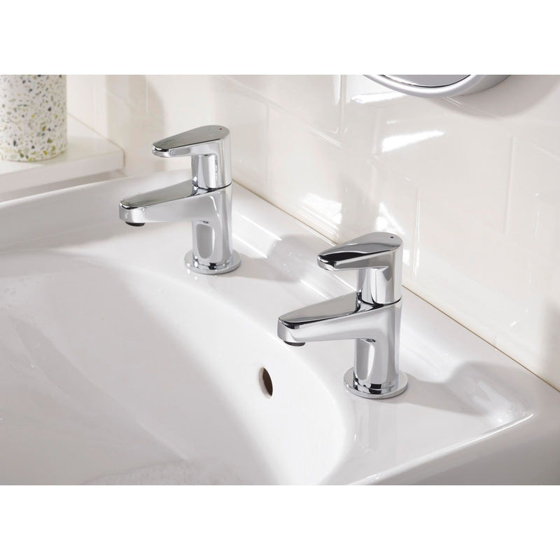 Bristan Quest Basin Taps Chrome