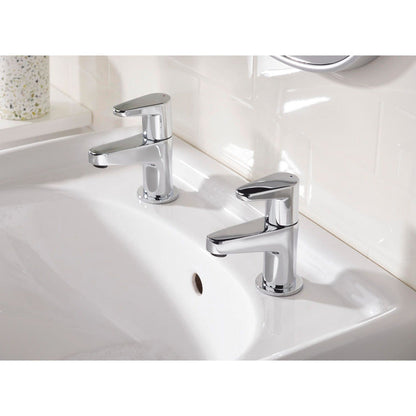 Bristan Quest Basin Taps Chrome