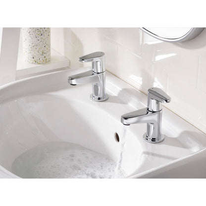 Bristan Quest Basin Taps Chrome