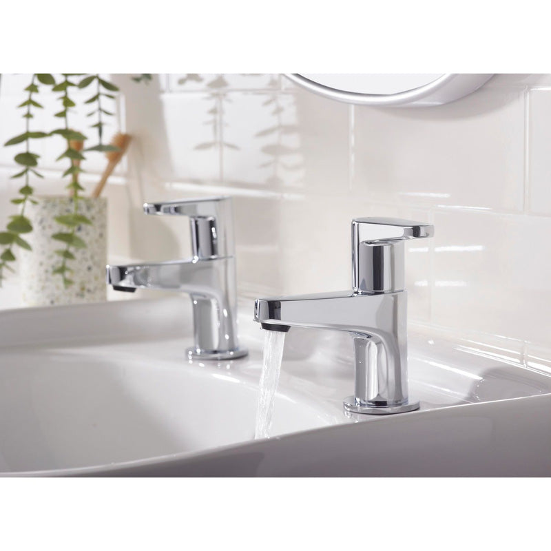 Bristan Quest Basin Taps Chrome