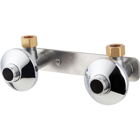 Angled Shower Wall Plate Fixing Kit – Secure, Easy Pipe Mounting