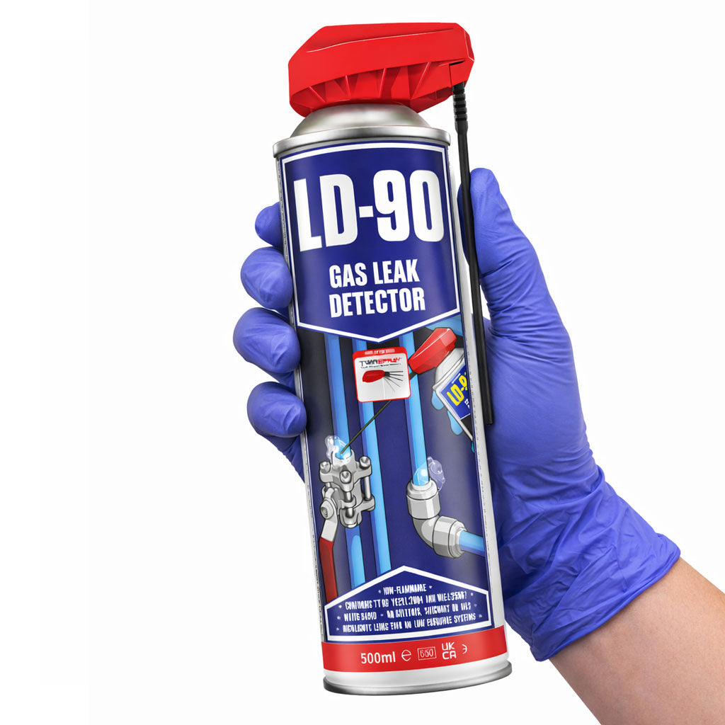Gas Leak Detector 500ml – Fast-Acting Spray for Pipe & Valve Testing