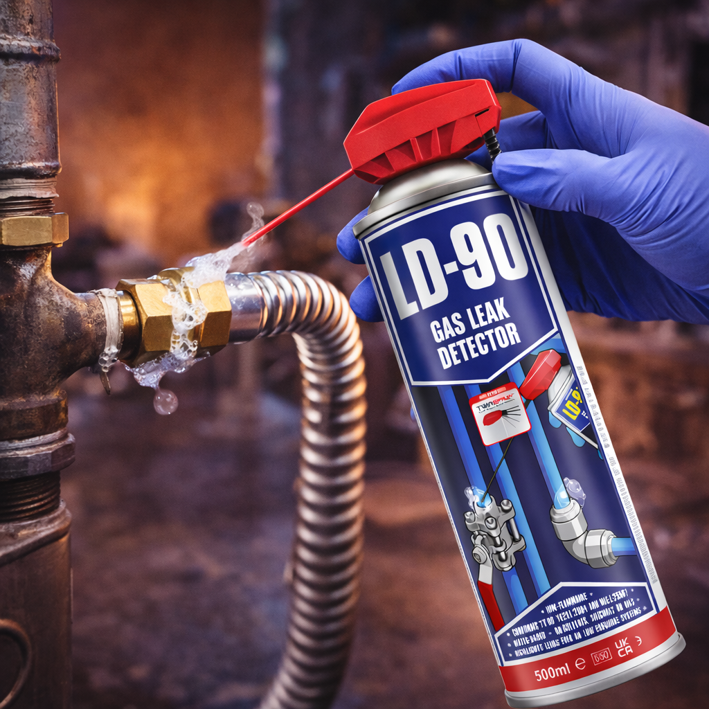 Gas Leak Detector 500ml – Fast-Acting Spray for Pipe & Valve Testing2