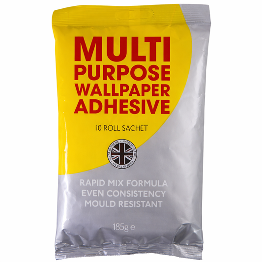 Multi-Purpose Wallpaper Adhesive – 10-Roll Coverage, Strong Bonding