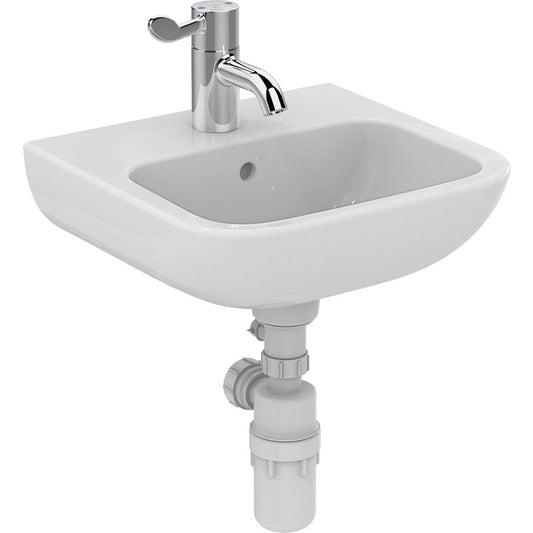 Portman 21 Cloakroom Basin 40cm – 1 Tap Hole Compact Sink
